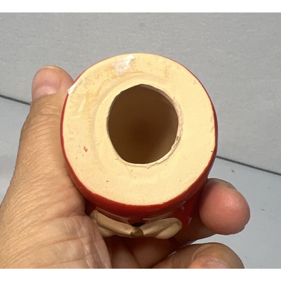 Santa Gnome with‎ present 3" Clay - Picture 5 of 5